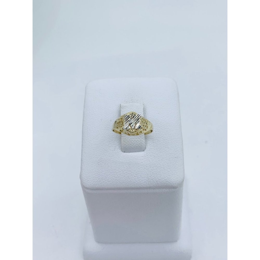 ❤️ 10k solid gold ring initial M boy or girl  ❤️ Size 2.5 ❤️